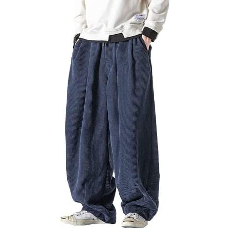 最大57 オフ エイチユーエー メンズ サルエル 秋服 秋冬 ストリート ロングパンツ ユッタリ おお 冬 秋 ズボン コーデュロイパンツ 大きいサイズ