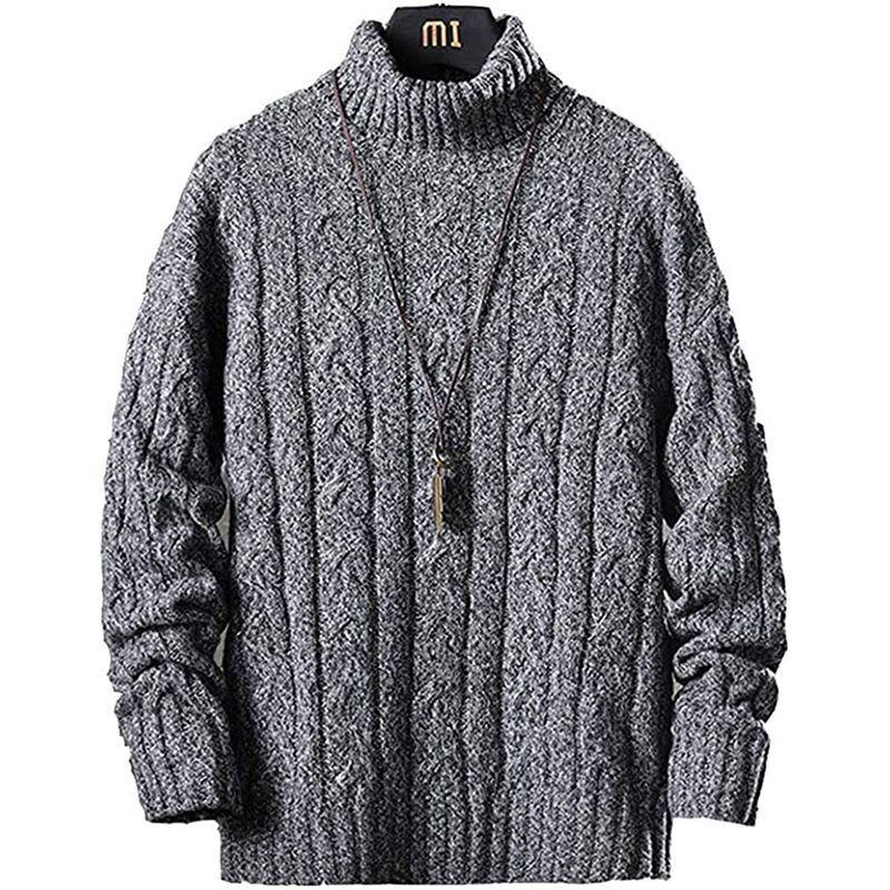 おトク メンズ セーター 冬服 Xxl 大きめ 防寒 春秋冬 セーター カジュアル 暖かい ニットセーター カラーマッチング タートルネック 厚手 ニット セーター Www Sustentec Com Br