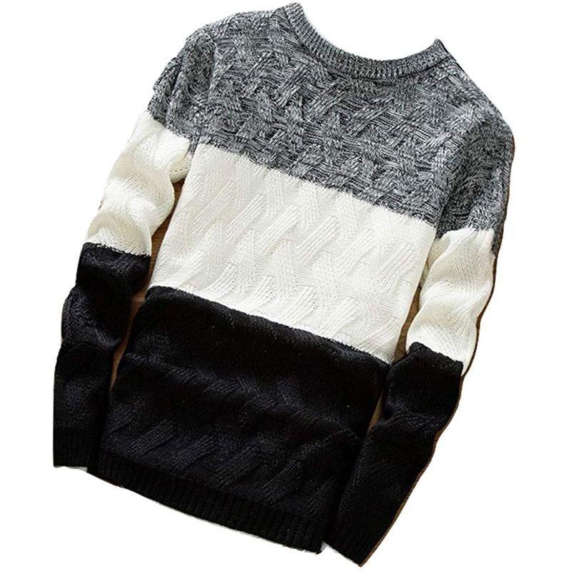 フルールアンフェ Fleuruneffe ボーダー セーター メンズ ニット 長袖 トップス 冬 クルーネック コーデ 赤 黒 ネイビー ウイングうどん 通販 Yahoo ショッピング