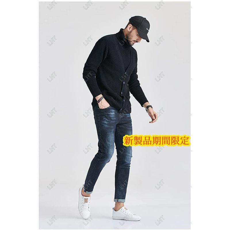 Lhtセーターメンズ Vネック タートルネック ニット フェイクレイヤード 長袖 M 3xl 黒 Xl ウイングうどん 通販 Yahoo ショッピング