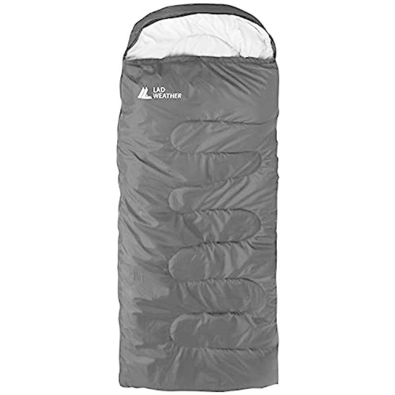 ラドウェザー 寝袋 シュラフ テフロン加工で撥水 防汚 防油 キャンプ用品 春用 即発送可能 アウトドア用品 夏用 ブラック厚手 人気 車中泊 秋用