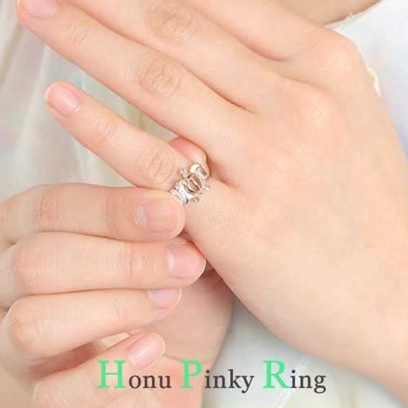 愛されホヌの可愛いピンキーリング ホヌ ウミガメ ローズゴールド 7 5 ウイングうどん 通販 Yahoo ショッピング