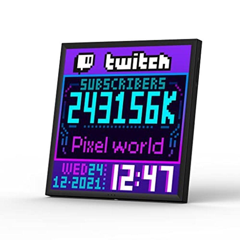 Divoom Pixoo64 64x64 ピクセルアートフレーム ドット絵表示 Div Px64 Bk安心の国内正規代理店 ウイングうどん 通販 Yahoo ショッピング