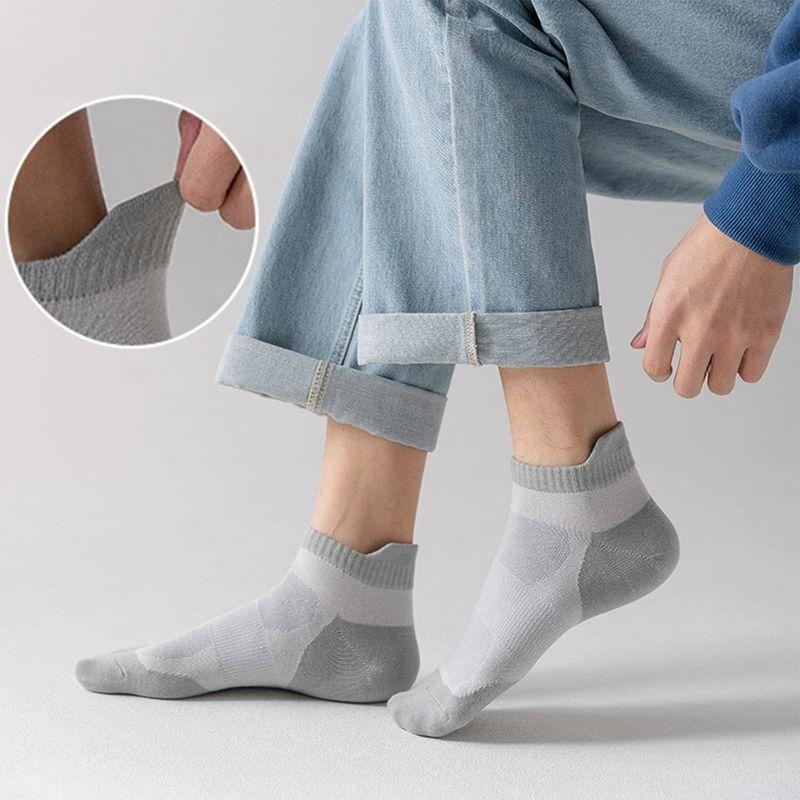 靴下 メンズ くるぶし スポーツソックス 春夏用 メッシュソックス 薄手 通気性 男性用くつ下 おしゃれ 夏用 くつした 返品交換不可 カ ランニング 夏