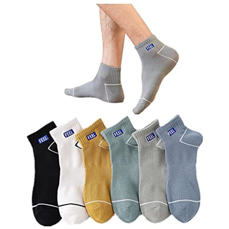 Reilia 靴下 メンズ 夏用 くるぶし 靴下メンズ ビジネス カジュアル ソックスメンズ スポーツ くるぶしソックス スニーカーソックス 在庫あり 即出荷可