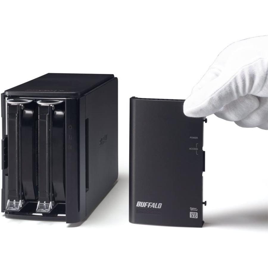 BUFFALO RAID1対応 USB3.0用 外付けハードディスク 2ドライブモデル 4TB HD-WL4TU3/R1J RAID1対応 USB3 0用 外付けハードディスク 2ドライブモデル 4TB HD WL4TU3/R1J