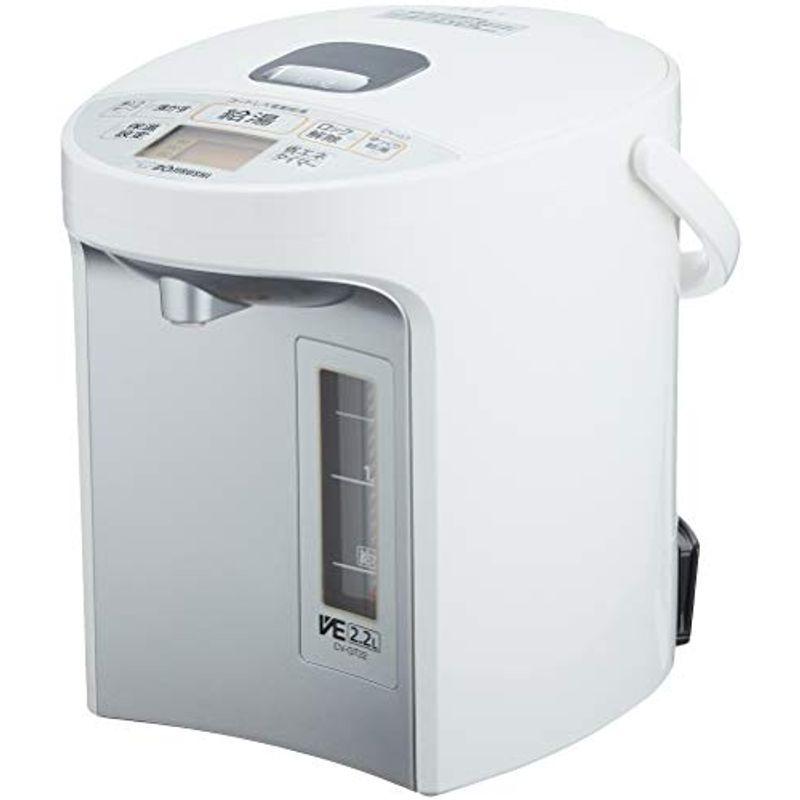 象印 マイコン沸とうVE電気まほうびん 優湯生 2.2L ホワイト CV-GT22-WA