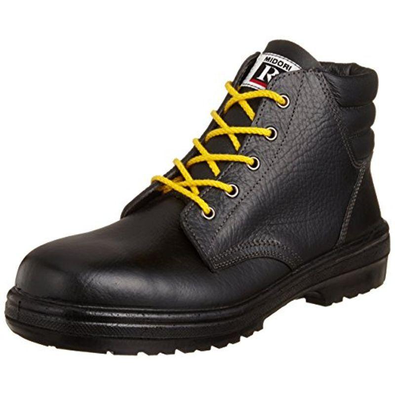 本物◆ミドリ安全 静電安全靴 JIS規格 中編上靴 ラバーテック RT920 静電 メンズ ブラック 27.0(27cm)