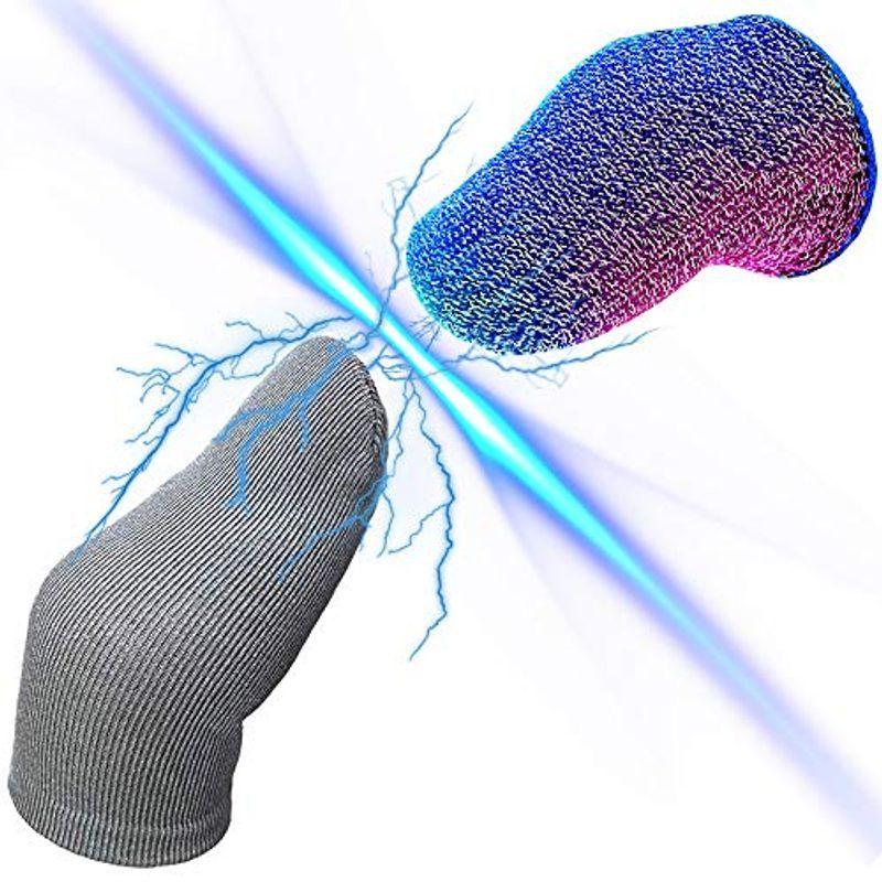 686円 物品 指サック スマホ ゲーム ゆびさっく 競技専用モデル 荒野行動 Pubg Cod 音ゲー ナノシルバー繊維 吸汗 指紋付着防止 静電気防止