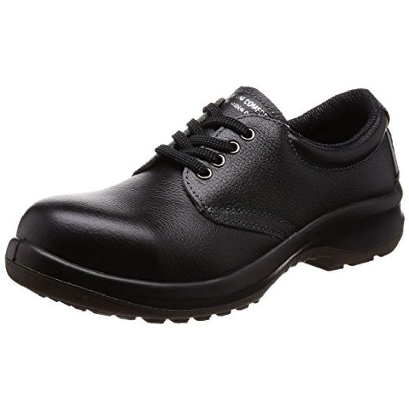 ミドリ安全 安全靴 JIS規格 短靴 幅広タイプ プレミアムコンフォート PRM210 4E ブラック 25.5cm