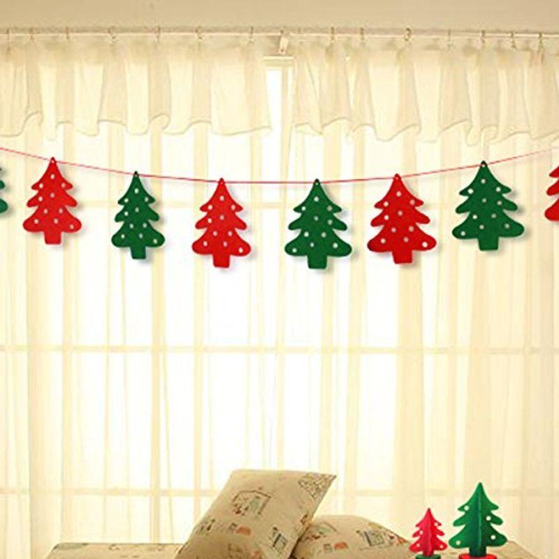 クリスマス 飾り 部屋 フェルト フラッグ ガーランド クリスマスツリー 飾り パーティー 飾り クリスマスグッズ 保育園の飾り付け 15 ウイングワカ 通販 Yahoo ショッピング