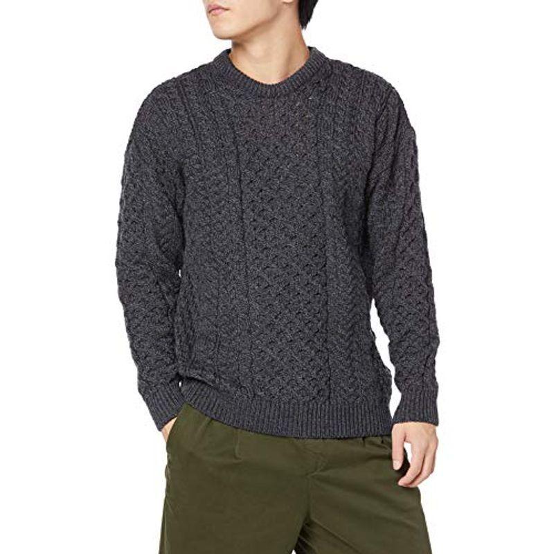 話題の人気 70 メンズ Sweater Aran Traditional A823 セーター アランウーレンミルズ 日本 (日本サイズS相当) S ニット、セーター