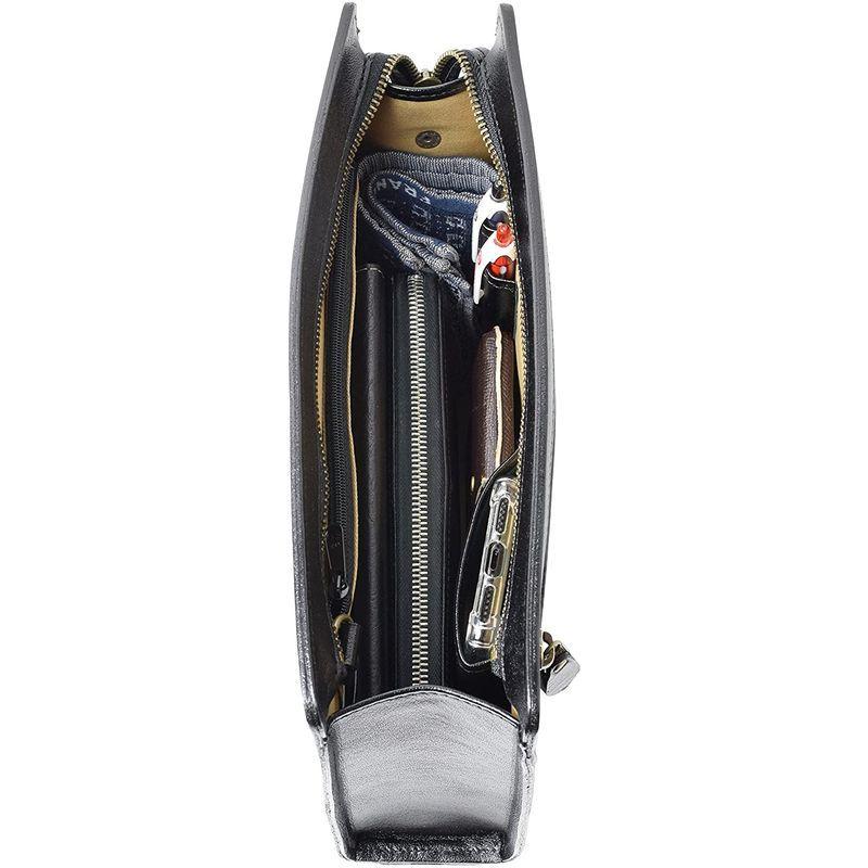 【中古品 】 (シンセーロ)SiNCERO セカンドバッグ メンズ 本革 日本製 B5 wr-1001 (クロ) 【1912890314】(12182円)