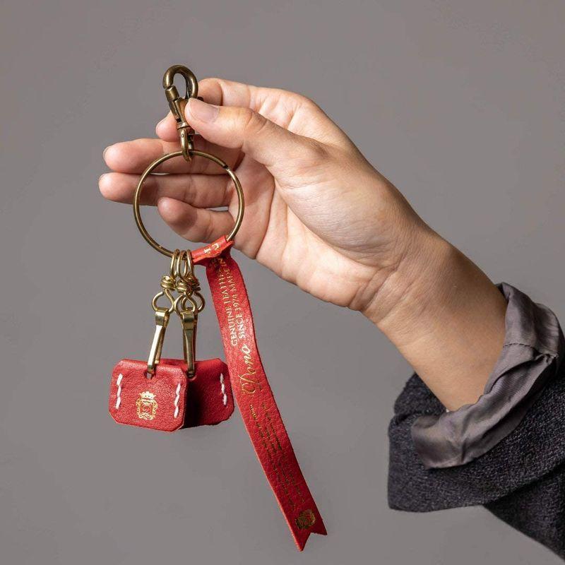 キーケース付きキーホルダー 本革 おしゃれ レディース かわいい シンプル カバーdono ドーノ 17年激安