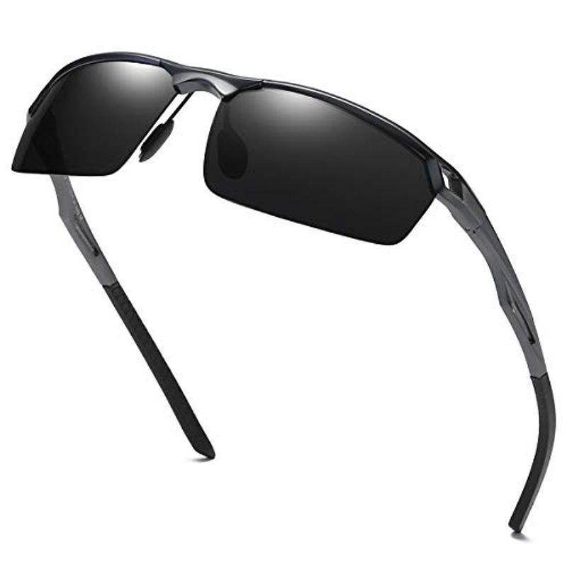 【メール便不可】 DUCO サングラス 初売り メンズ 偏光 スポーツ UV400 さんぐらす ブラック sunglasses for men へんこう