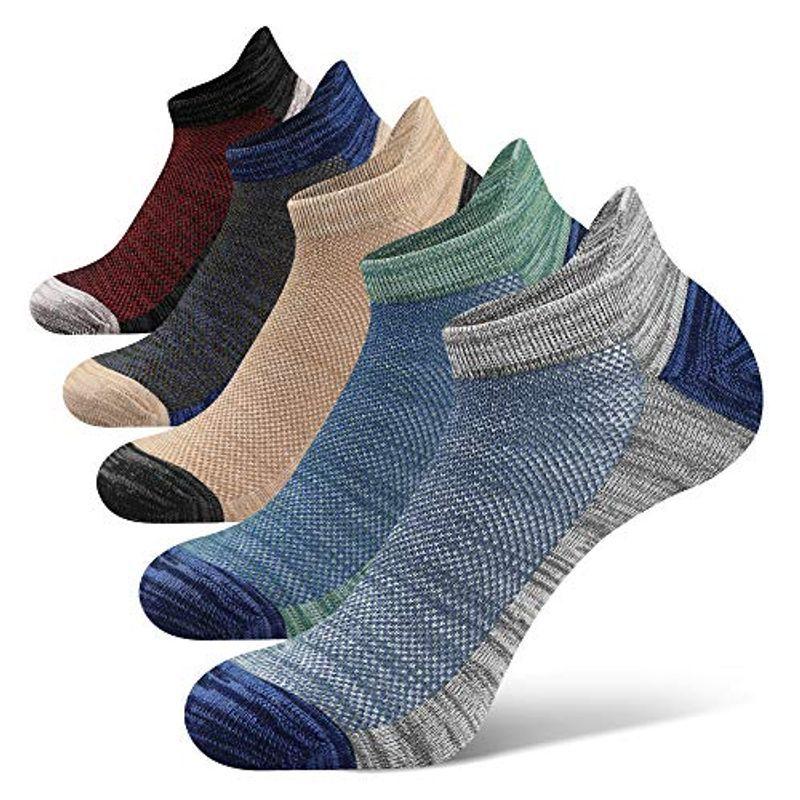 Closemate ソックス 靴下 メンズ くるぶし 浅履き口 国内発送 アンクルソックス スポーツソックス 綿 5足組 スニーカーソックス ショート