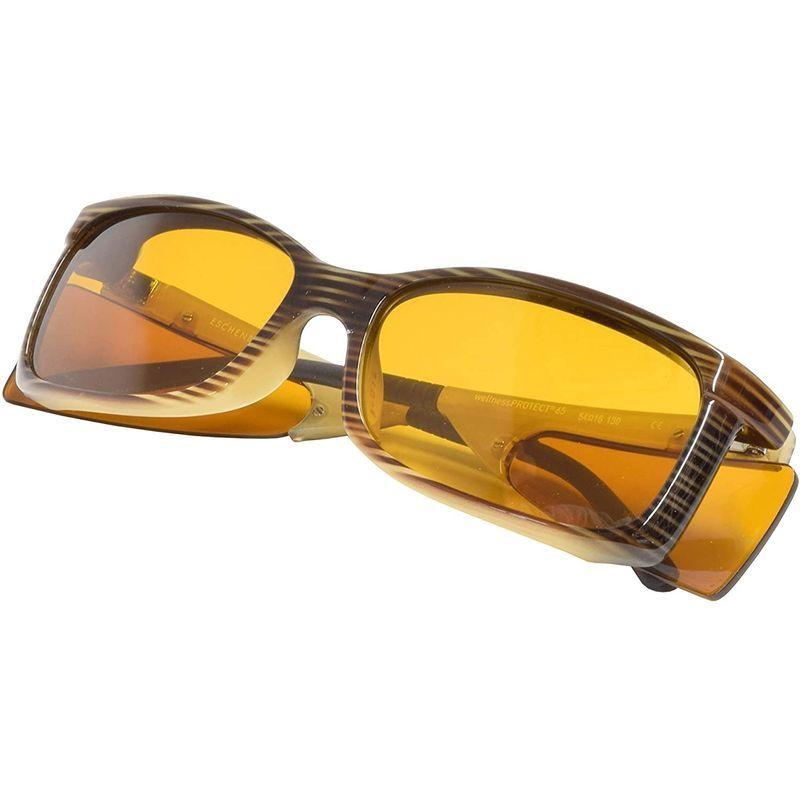 ESCHENBACH(エッシェンバッハ) エッシェンバッハ ウェルネス・プロテクト 遮光眼鏡 ライトブラウン小・No1663-165 エッシェンバッハ ウェルネス プロテクト 遮光眼鏡 ライトブラウン小 No1663 サイズ 135mm