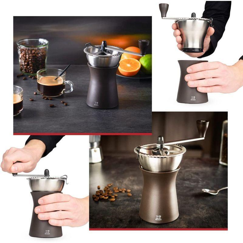 プジョー コーヒーミル 手挽き 粗さ調節 43段階 クロノス PEUGEOT 35853 コーヒーミル 手挽き 粗さ調節 43段階 クロノス PEUGEOT サイズ 約 樹脂