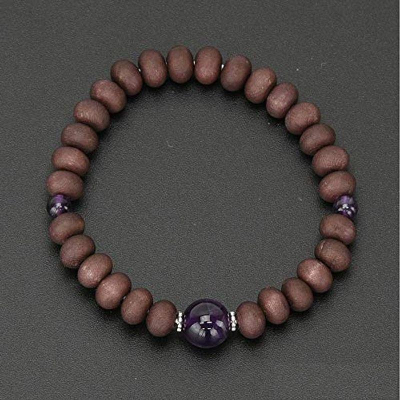 お仏壇のはせがわ 念珠 数珠 ブレスレット 腕輪念珠 おしゃれ かわいい 草木染ブレス 蘇芳桜ミカン玉 紫水晶仕立 ウイングワカ 通販 Yahoo ショッピング