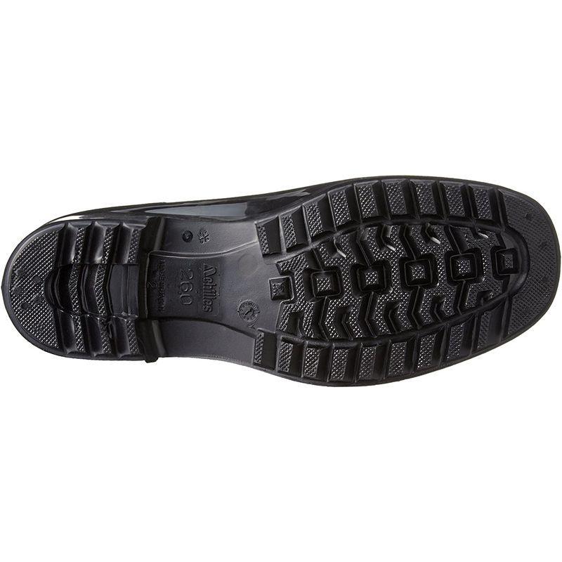 感謝価格】 アキレス レインブーツ 長靴 作業靴 日本製 レインシューズ 2E 26.0 メンズ NGB ブラック 5100 cm シューズ 