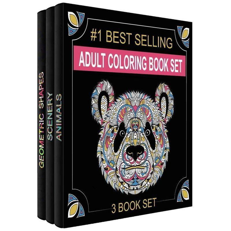 Creatively Calm Studios (クリエイティブリー カーム スタジオ) 大人用塗り絵セット - 大人用塗り絵ブック3冊 - Calm Studios クリエイティブリー カーム スタジオ 大人用塗り絵セット 大人用塗り絵ブック3冊