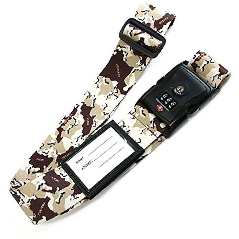 アイテム勢ぞろい 日本製 おしゃれ な ワンタッチ スーツケース ベルト Tsa ロック Amp ネーム タグ 付き デザートカモ Pmajk Gov Pk