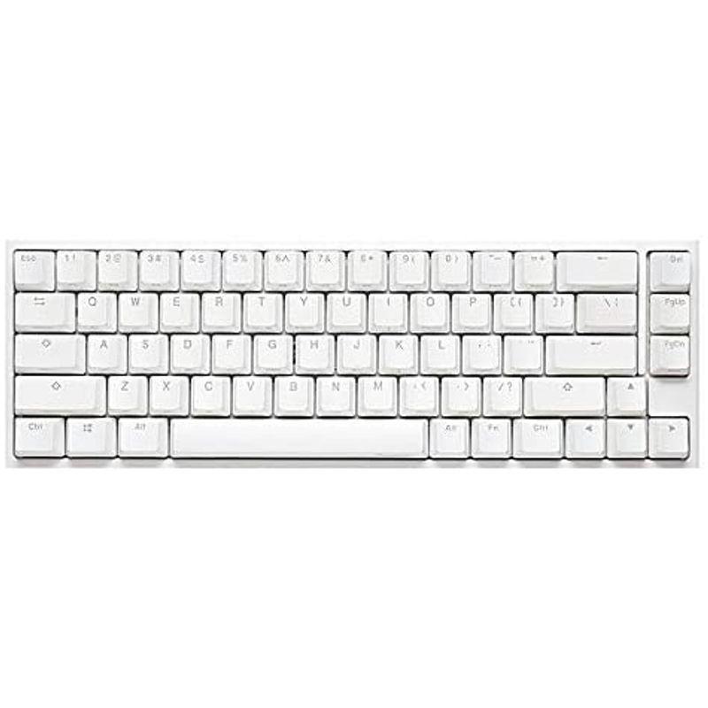 DUCKY ゲーミングキーボード One 2 SF RGB Cherry Speed 銀軸(英語配列) ピュア ホワイト dk-one2-r ゲーミングキーボード One SF RGB Cherry Speed 銀軸 英語配列 ピュア ホワイト dk one2