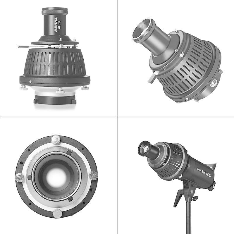 AMBITFUL AL-16フォーカライズコニカルスヌートオプティカルコンデンサーアート特殊効果形状と色のゲルを備えたビーム光シリンダー ( AL 16フォーカライズコニカルスヌートオプティカルコンデンサーアート特殊効果形状と色のゲルを備えたビーム光シリンダー