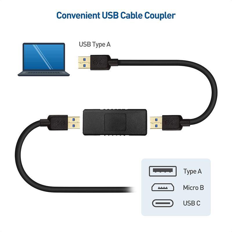 Cable Matters USB 3.0 メス メス USB メスメス 中継アダプタ 2個セット 超高速5Gbps対応 USB 3.0 延  :20220304095859-00516:ウイングワカ 通販 