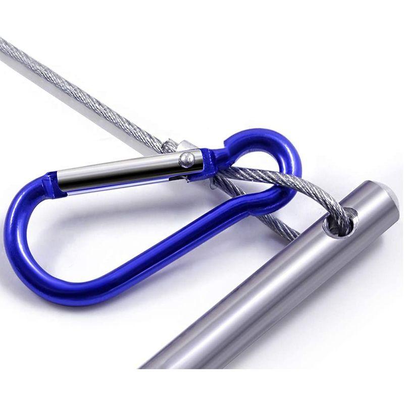 女性が喜ぶ 釣りストリンガー Idealeben ストリンガー 青物 大物用 ワンタッチフック10本 ステンレス製 耐腐食 10mワイヤーロープ フロー フィッシングバッグ Www We Job Com