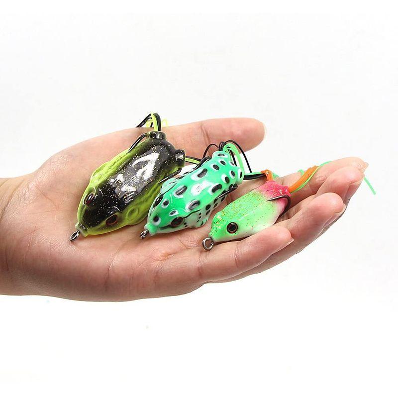フロッグ ルアー カエル 18個入り トップウォーター バス釣り 雷魚 蛙 釣り餌 フック餌 ソフト ルアー ウイングワカ 通販 Yahoo ショッピング