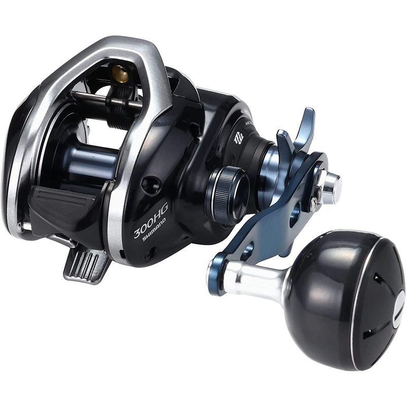 SHIMANO GRAPPLER 300HG ベイトリール PEライン付き グラップラー300HG ベイトリール PEライン付き 黒/シルバー Amazon