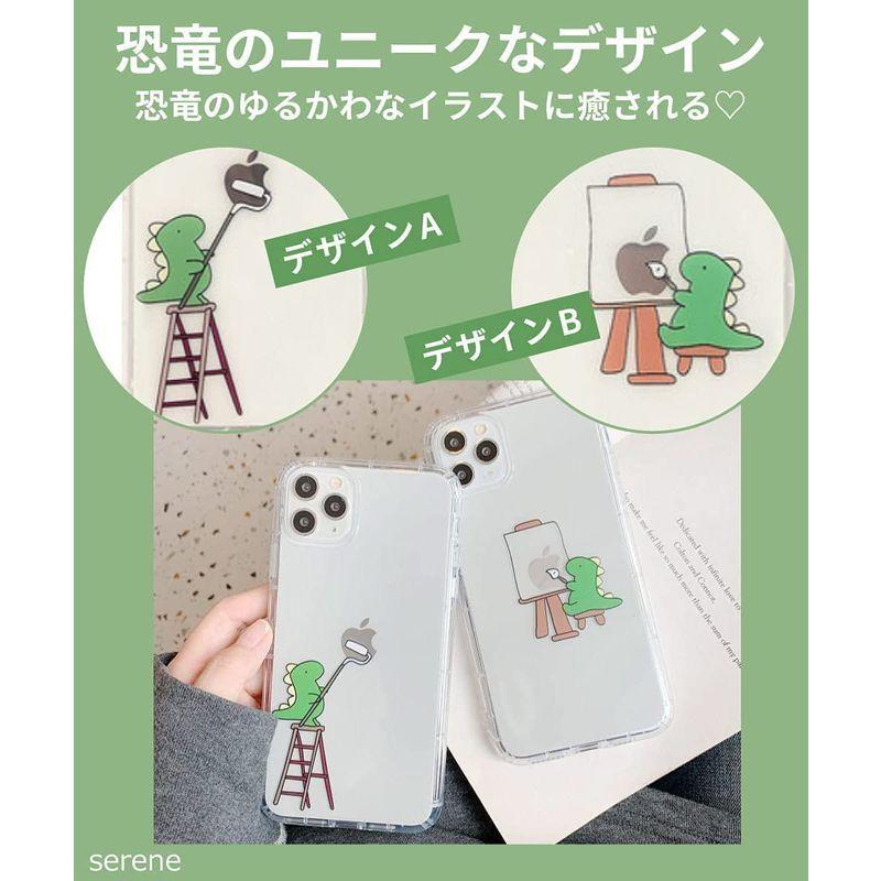 Iphone11 ケース 恐竜 かわいい Iphone 11 クリア スマホケース リンゴ Iphoneケース イラスト Tpu 韓国 ソフ ウイングワカ 通販 Yahoo ショッピング