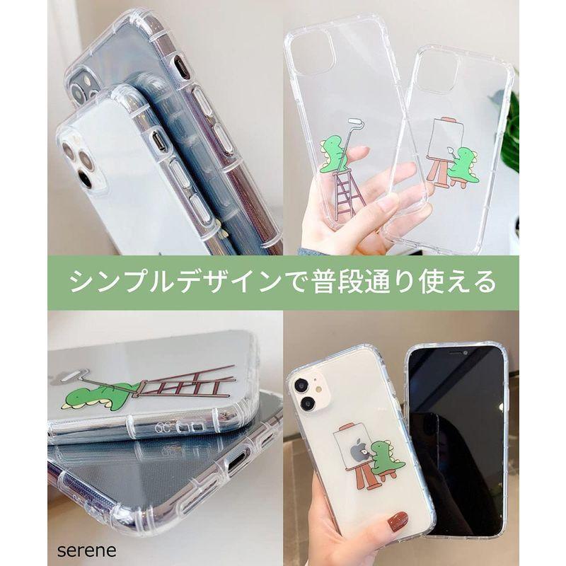 Iphone11 ケース 恐竜 かわいい Iphone 11 クリア スマホケース リンゴ Iphoneケース イラスト Tpu 韓国 ソフ ウイングワカ 通販 Yahoo ショッピング