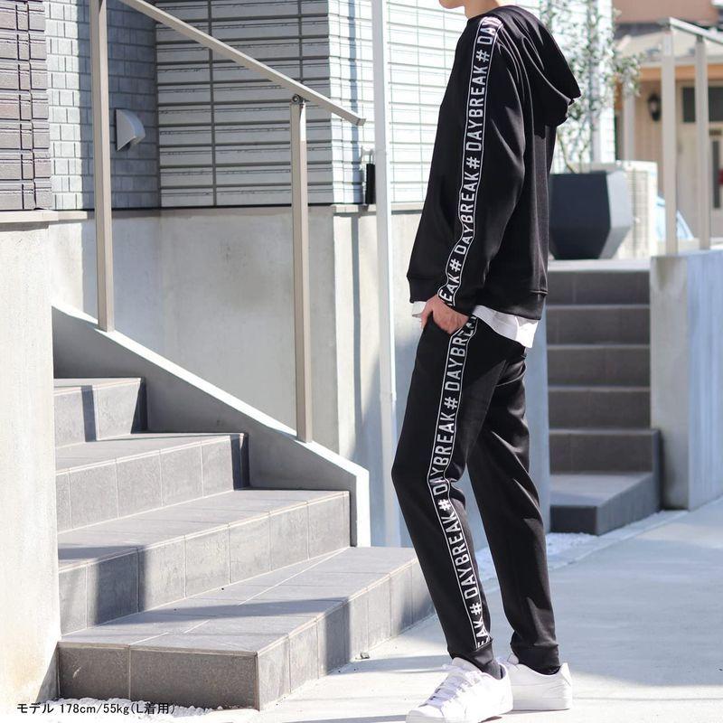 正規代理店 パーカー セット 上下 メンズ ジャージ ソレイルドール セットアップ L 柄１ ルームウェア ロゴテープ パジャマ Harrisartscenter Com