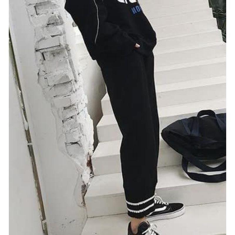 ランキング第1位 レディースウエア アスペルシオ ワイドパンツ リラックス 可愛い アンクル丈 ズボン レディース ボトム きれいめ パンツ ヒップホップ B系 リブ ウエスト Www Threeriversofs Com