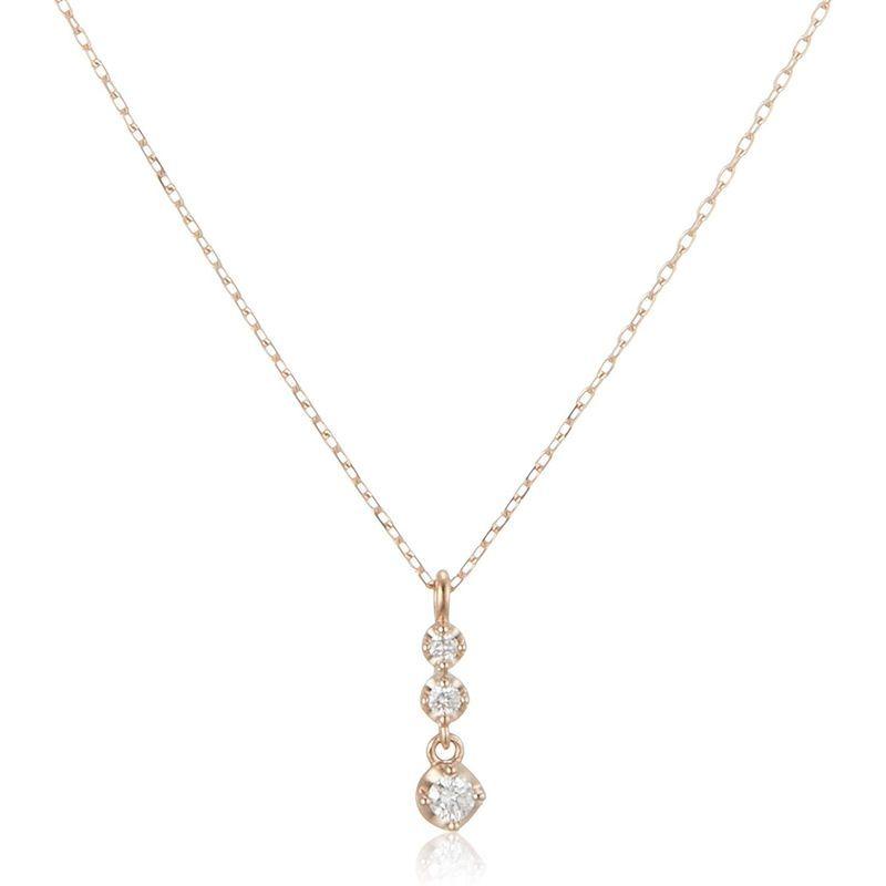 4℃(ヨンドシー) ダイヤモンドK10ピンクゴールド(PG) ネックレス 111736123102 ヨンドシー ダイヤモンドK10ピンクゴールド PG ネックレス
