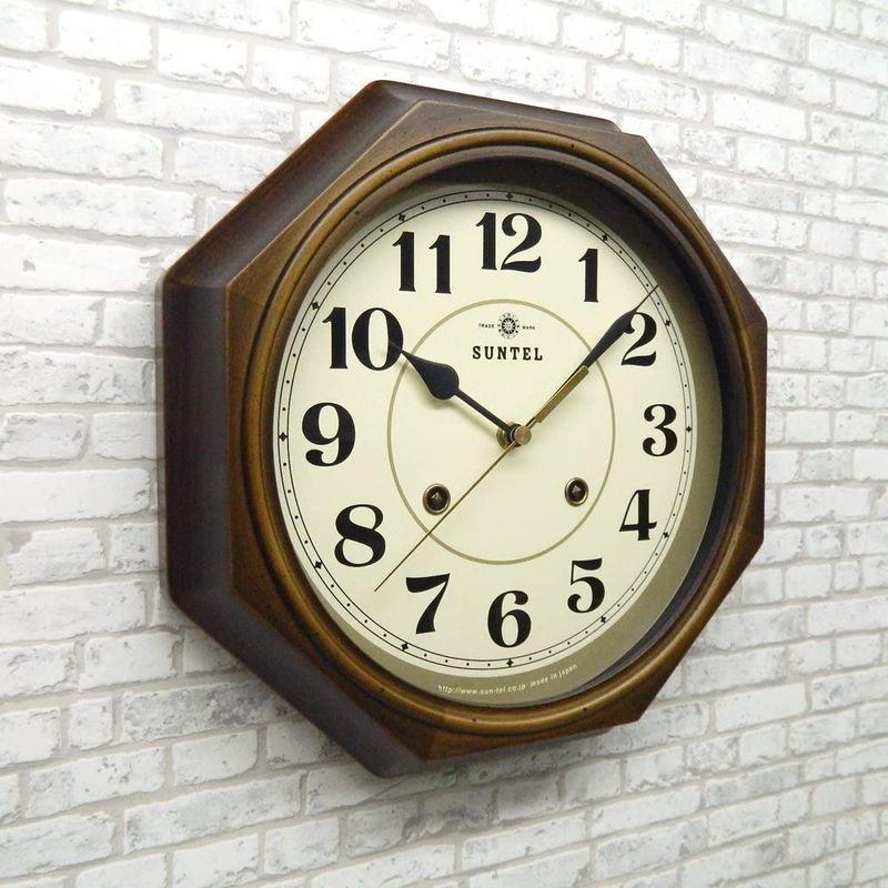 正規品直輸入 Euスタイルクラシカル 日本製 さんてる 電波掛け時計 Dql675 A アラビア文字 アンティークブラウン 掛け時計 壁掛け時計 Michiganestateplanning Com