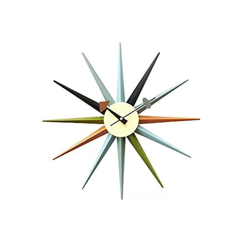 George Nelson (ジョージネルソン） サンバーストクロック/マルチカラー リプロダクト品/掛け時計