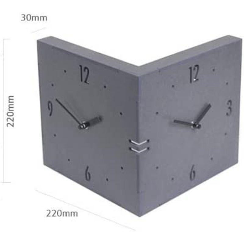 コーナー両面時計 ハンドメード 木製両面壁掛け時計 おしゃれ 掛時計 北欧 時計 インテリア ハンドメード 木製両面壁掛け時計 おしゃれ 掛時計 北欧 時計 インテリア コーナー両面時計 サイズ