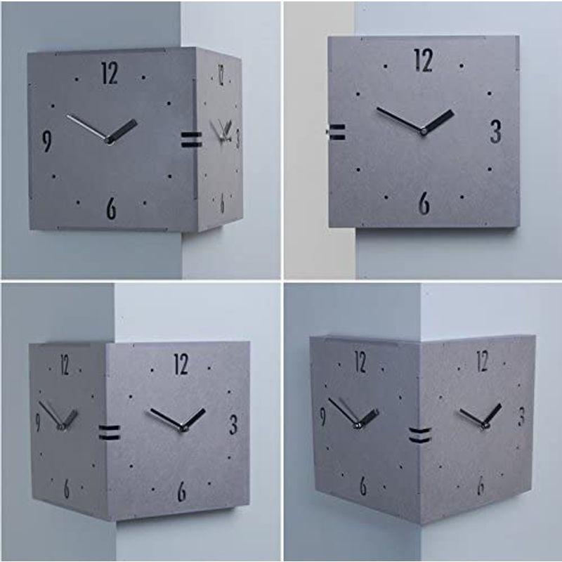 コーナー両面時計 ハンドメード 木製両面壁掛け時計 おしゃれ 掛時計 北欧 時計 インテリア ハンドメード 木製両面壁掛け時計 おしゃれ 掛時計 北欧 時計 インテリア コーナー両面時計 サイズ