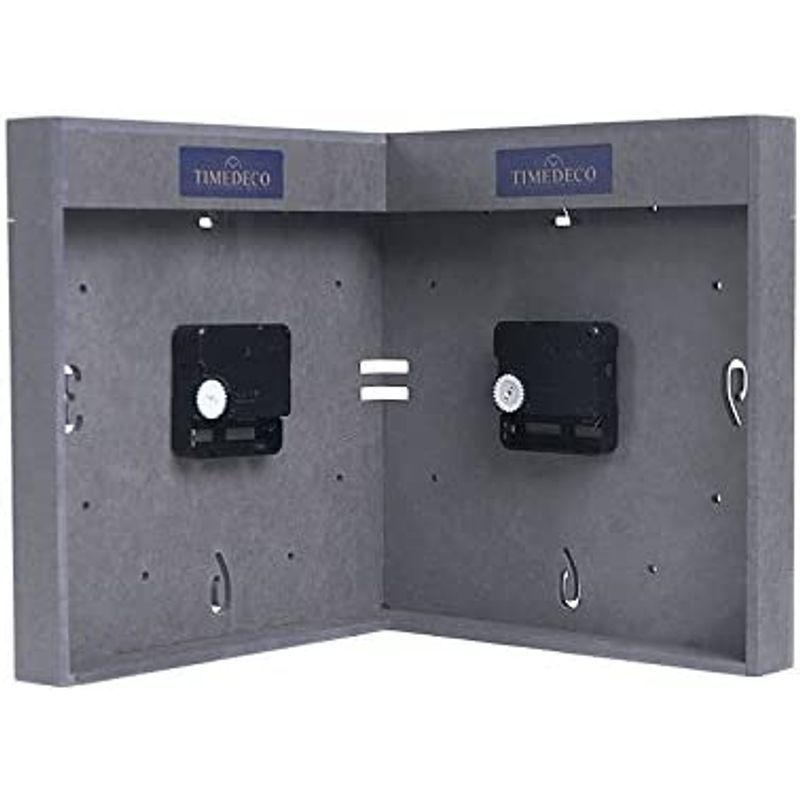 コーナー両面時計 ハンドメード 木製両面壁掛け時計 おしゃれ 掛時計 北欧 時計 インテリア ハンドメード 木製両面壁掛け時計 おしゃれ 掛時計 北欧 時計 インテリア コーナー両面時計 サイズ