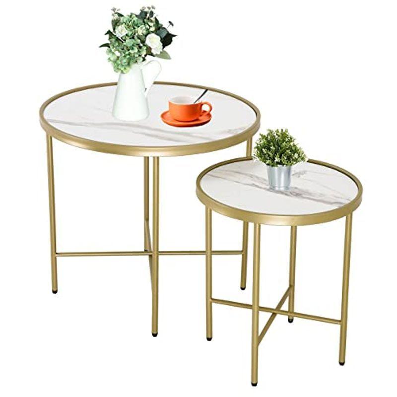 M0NC0T サイドテーブル ネストテーブル ローテーブル サイドテーブル 白 ベッド横 テーブル ミニテーブル ベッドサイドテーブル コー