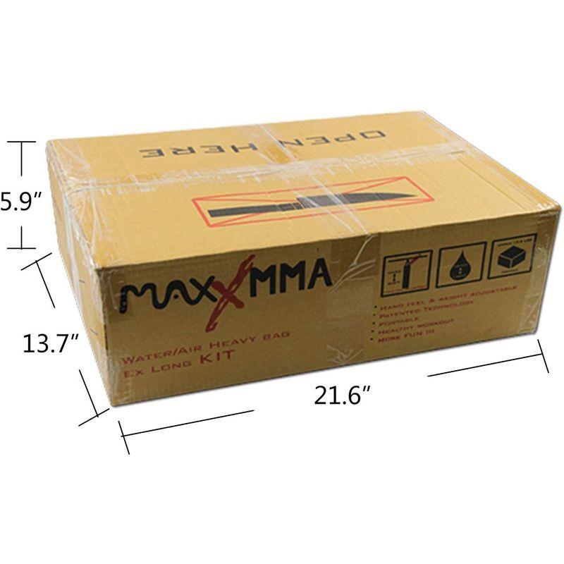 MaxxMMA サンドバッグ ウォーター＆エアーヘビーバッグ 重量に調整可能 30〜55kg 筋トレ トレーニング パンチングバッグ 55kg サンドバッグ ウォーター＆エアーヘビーバッグ 重量に調整可能 筋トレ トレーニング パンチングバッグ サイズ PVC