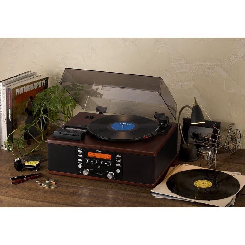 ⭐公式品⭐ TEAC ターンテーブル/カセットプレーヤー付CDレコーダー LP-R520(WA) 【AA6584091018】(23978円)