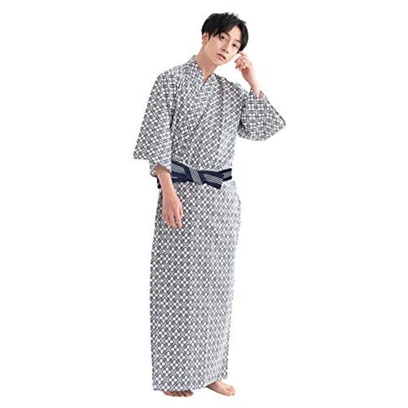 キョウエツ 旅館浴衣 3点セット 浴衣 共紐 丹前帯 メンズ 135 01 人気の贈り物が大集合