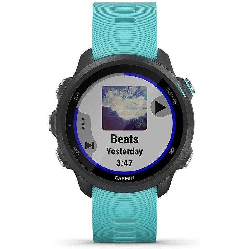 GARMIN(ガーミン) ForeAthlete 245 Music Black Aqua 010-02120-72 ガーミン ForeAthlete Music Black Aqua 〇