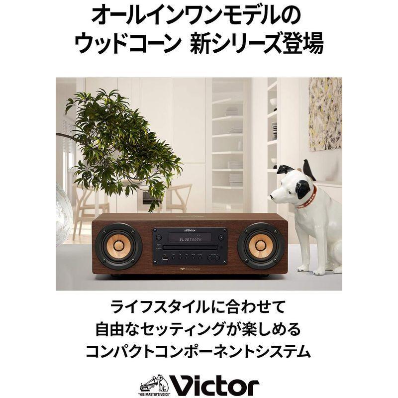 【値下げ・名盤】 Victor EX-D6 ウッドコーンシリーズ 一体型オールインワンシステム ハイレゾ音源再生 Bluetooth対応 【UO8167351676】(29744円)