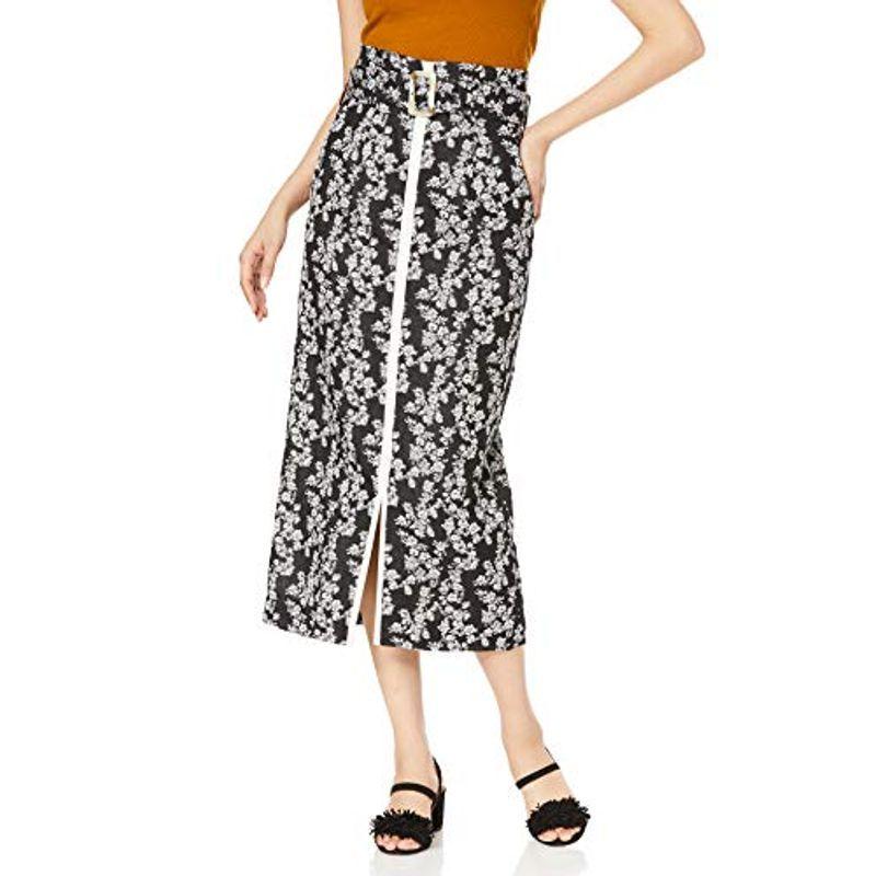 フレイ アイディー ジャガードペンシルスカート FWFS201066 レディース BLK 日本 0 (日本サイズ7 号相当)