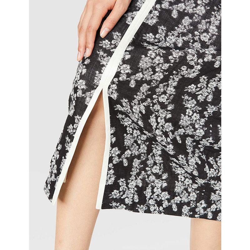 フレイ アイディー ジャガードペンシルスカート FWFS201066 レディース BLK 日本 0 (日本サイズ7 号相当) 日本 アイディー ジャガードペンシルスカート FWFS201066 レディース BLK 日本サイズ7 号相当 SIZE ウエスト ヒップ 89cm 総丈